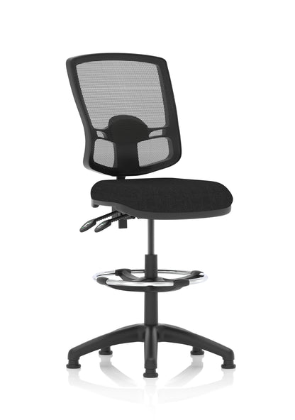Eclipse Plus II Deluxe Mesh Back Task Operator Office Chair - Multiple Arm Options - Draughtsman Kit Option - Available in 20 Colour Choices