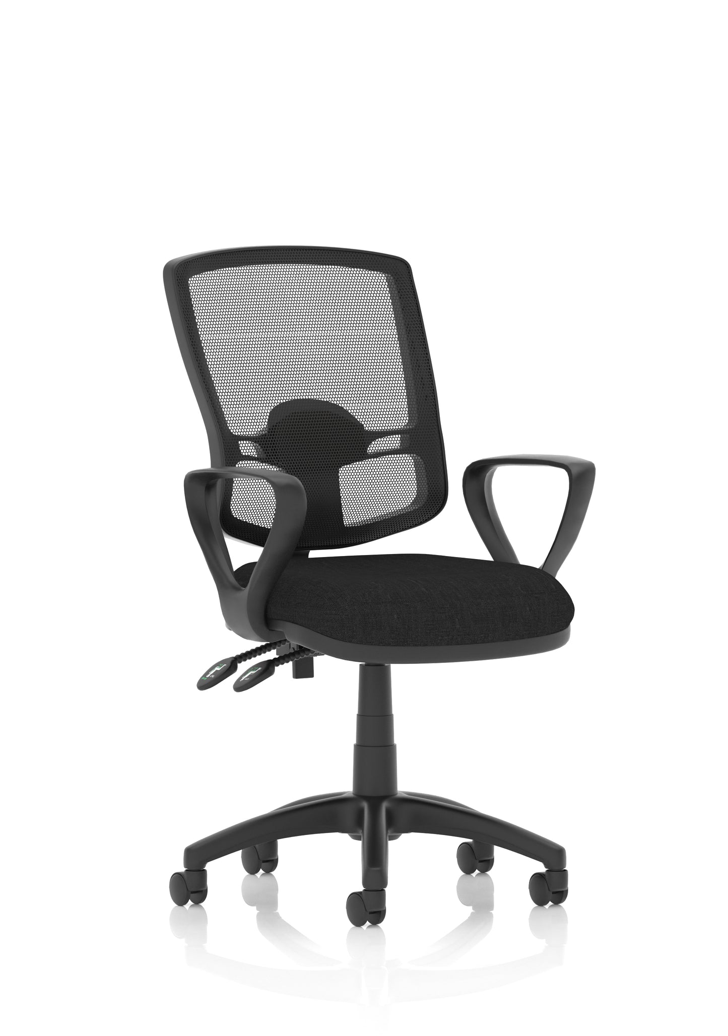 Eclipse Plus II Deluxe Mesh Back Task Operator Office Chair - Multiple Arm Options - Draughtsman Kit Option - Available in 20 Colour Choices