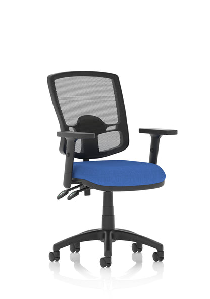 Eclipse Plus II Deluxe Mesh Back Task Operator Office Chair - Multiple Arm Options - Draughtsman Kit Option - Available in 20 Colour Choices