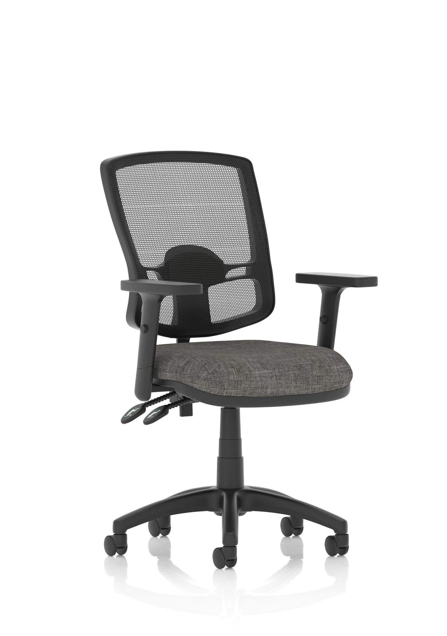 Eclipse Plus II Deluxe Mesh Back Task Operator Office Chair - Multiple Arm Options - Draughtsman Kit Option - Available in 20 Colour Choices