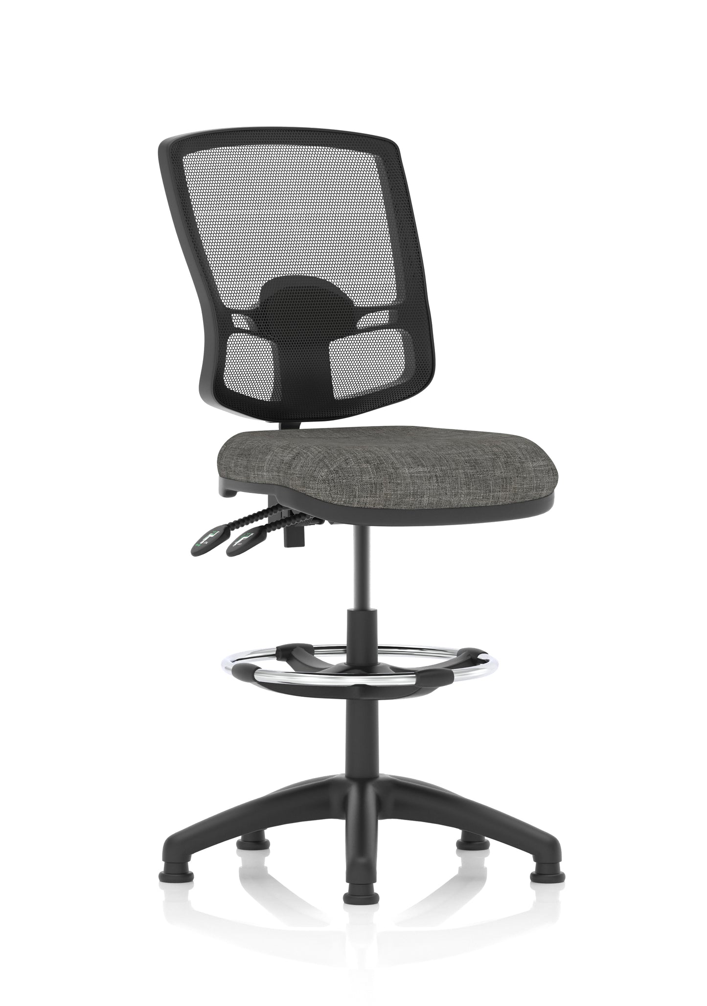 Eclipse Plus II Deluxe Mesh Back Task Operator Office Chair - Multiple Arm Options - Draughtsman Kit Option - Available in 20 Colour Choices