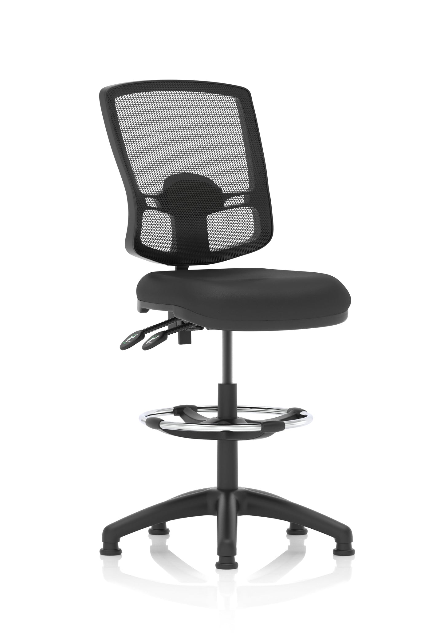 Eclipse Plus II Deluxe Mesh Back Task Operator Office Chair - Multiple Arm Options - Draughtsman Kit Option - Available in 20 Colour Choices