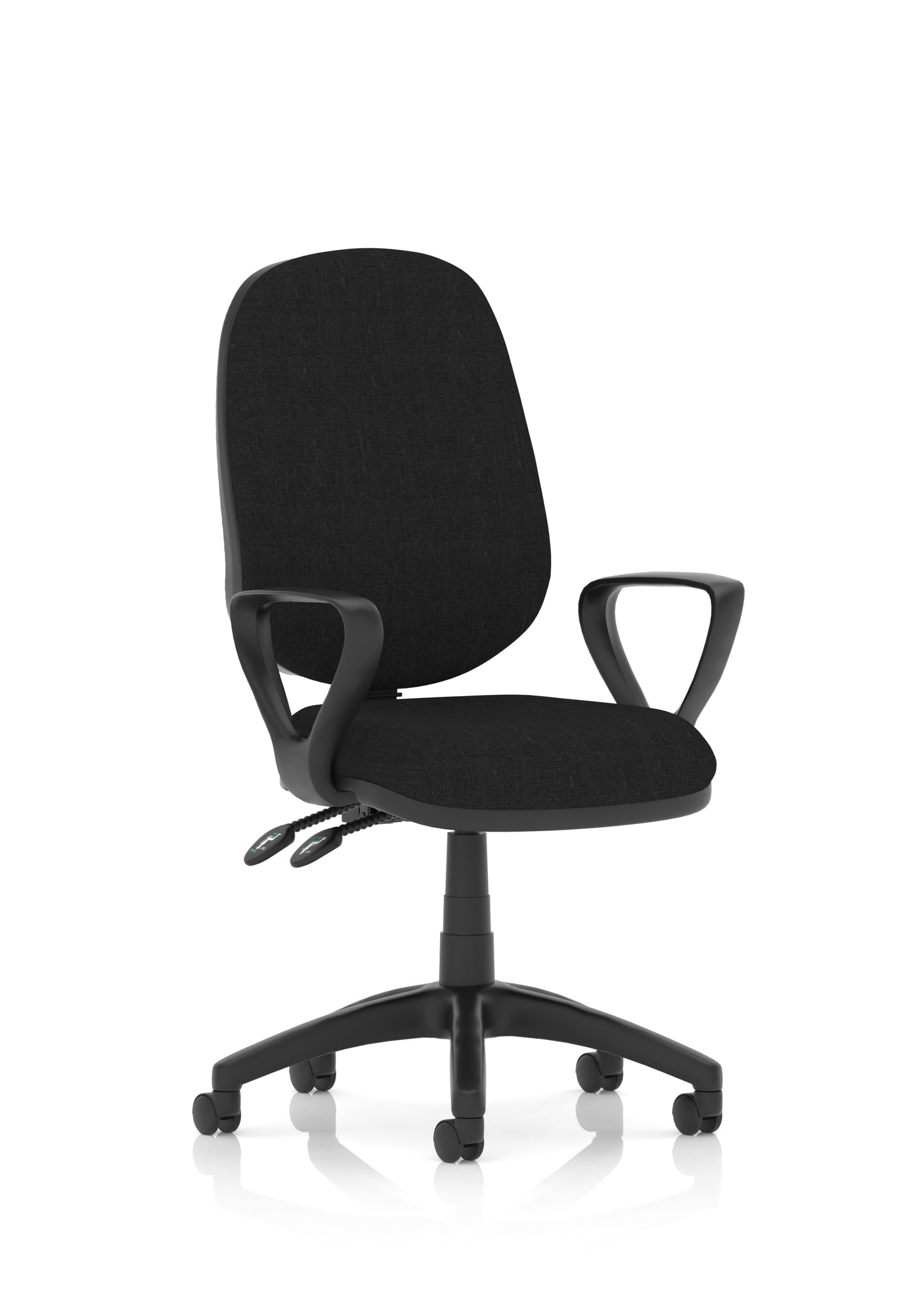 Luna II Lever Task Operator Chair - Optional Arm Choice - 11 Colour Choice