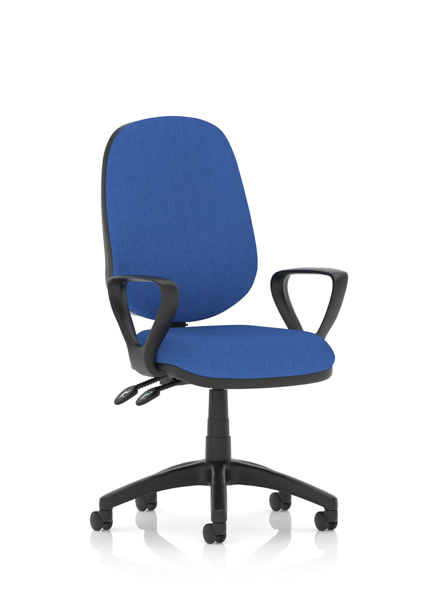 Luna II Lever Task Operator Chair - Optional Arm Choice - 11 Colour Choice