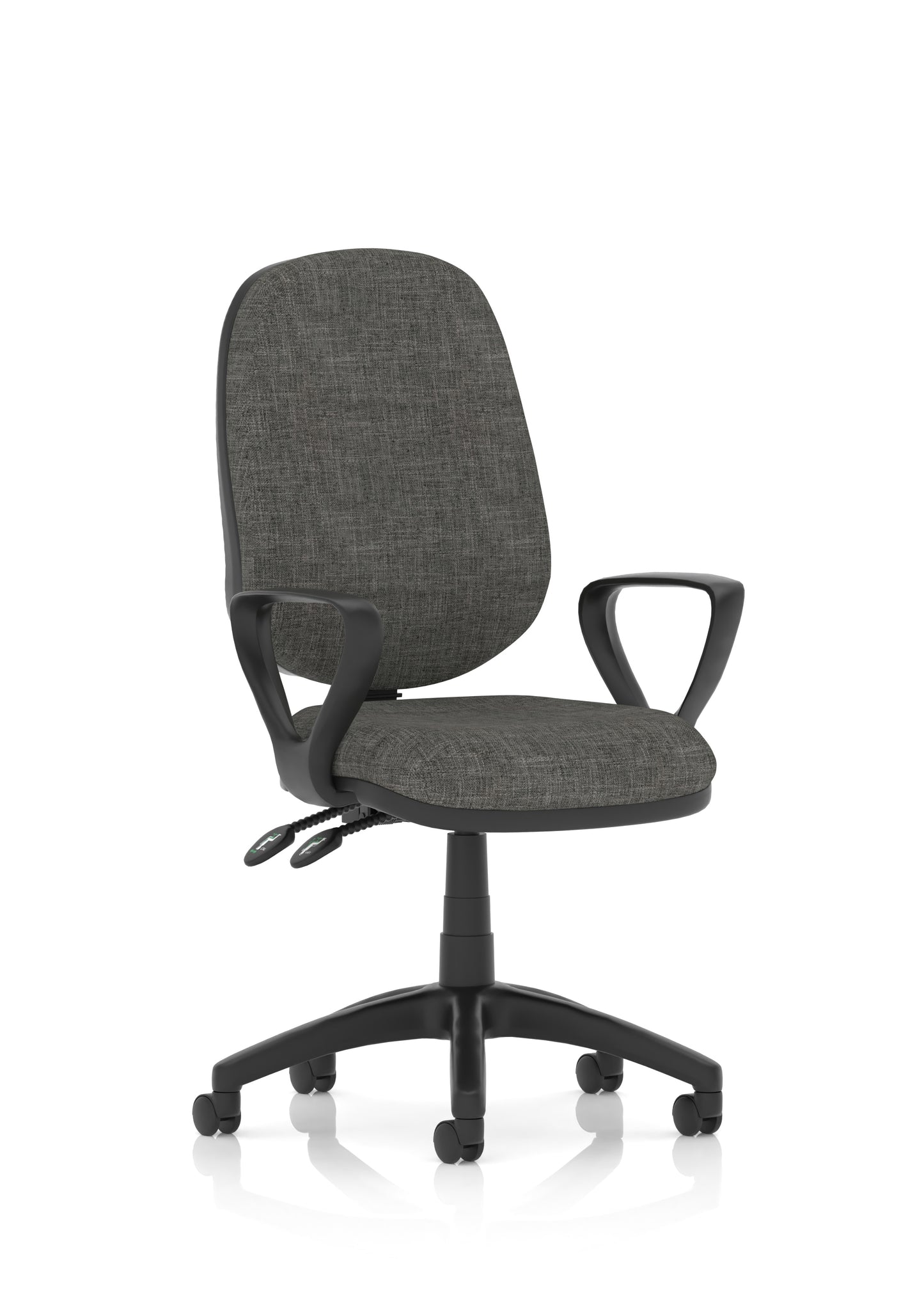 Luna II Lever Task Operator Chair - Optional Arm Choice - 11 Colour Choice