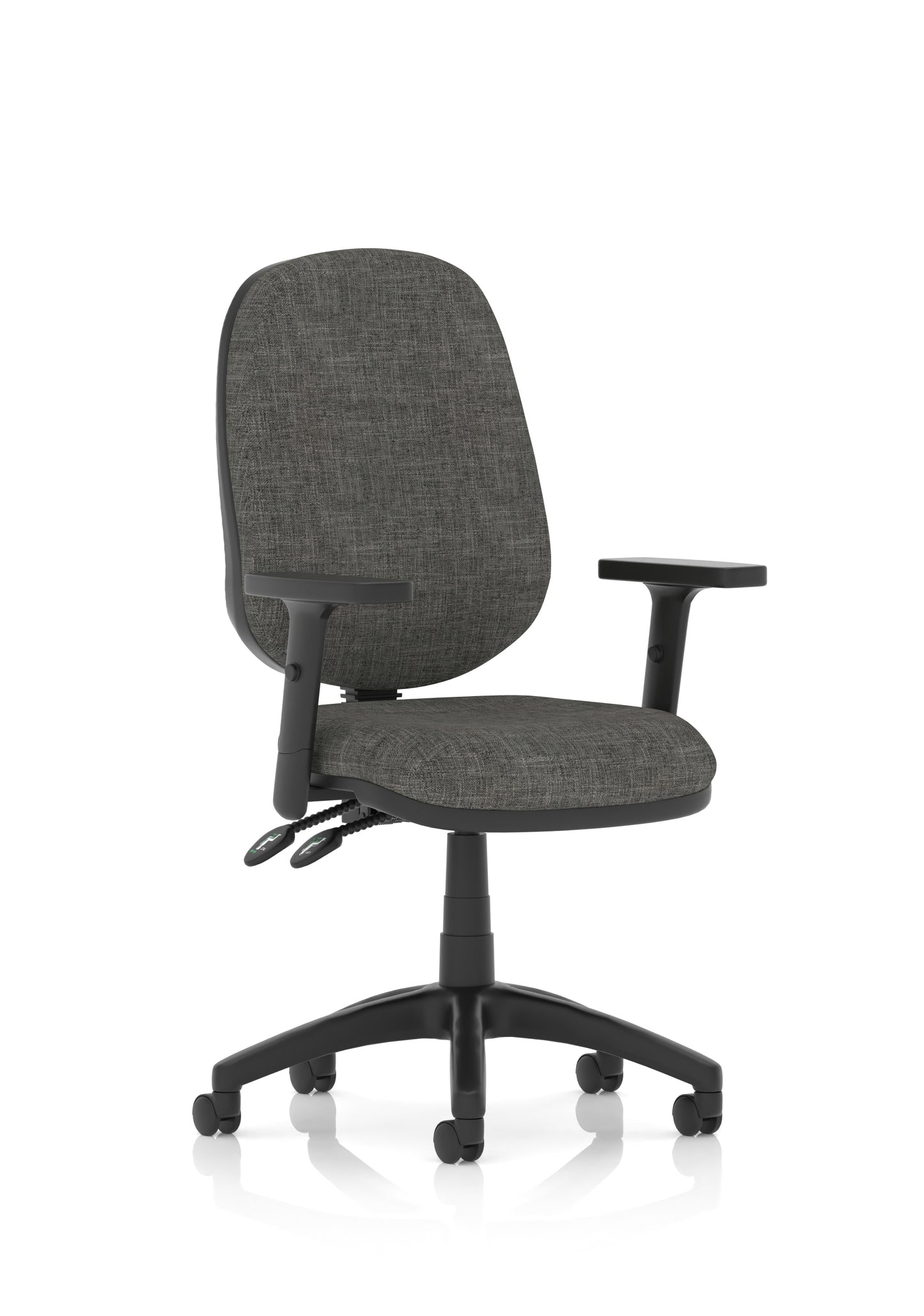 Luna II Lever Task Operator Chair - Optional Arm Choice - 11 Colour Choice