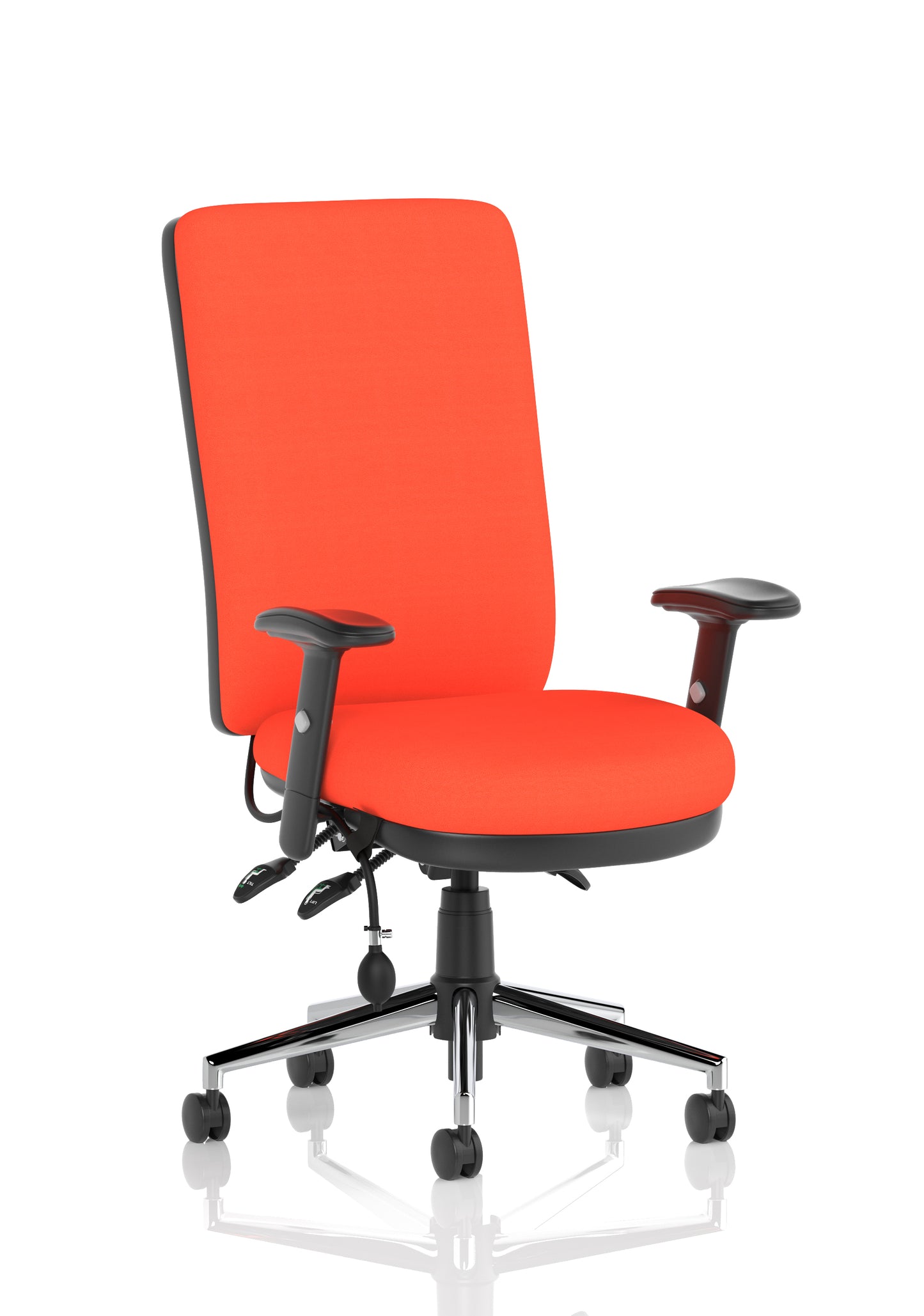 Chiro High Back Fabric Task Operator Office Chair - Available in 20 Colour Choices