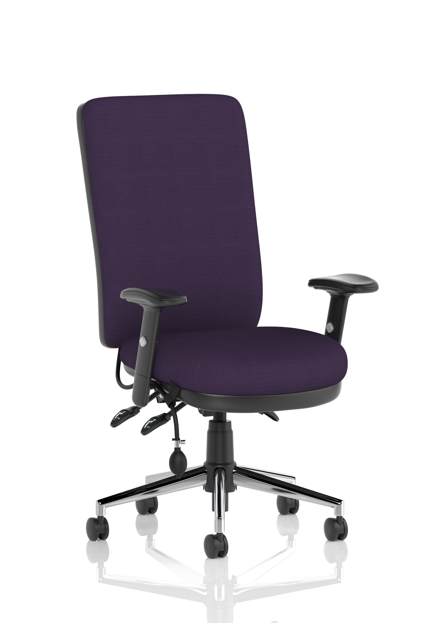 Chiro High Back Fabric Task Operator Office Chair - Available in 20 Colour Choices
