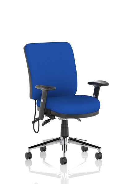 Chiro Medium Back Fabric Task Operator Office Chair - Available in 20 Colour Choices