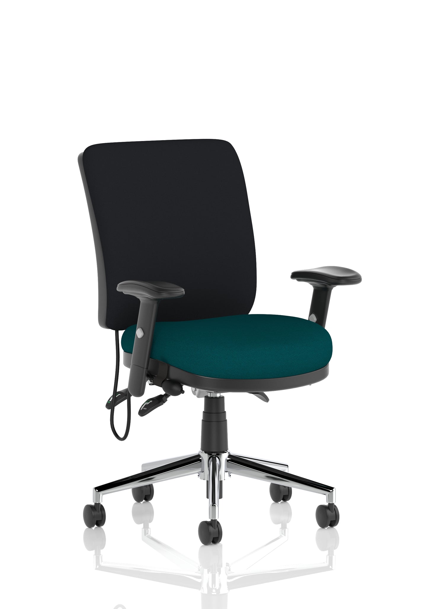 Chiro Medium Back Fabric Task Operator Office Chair - Available in 20 Colour Choices