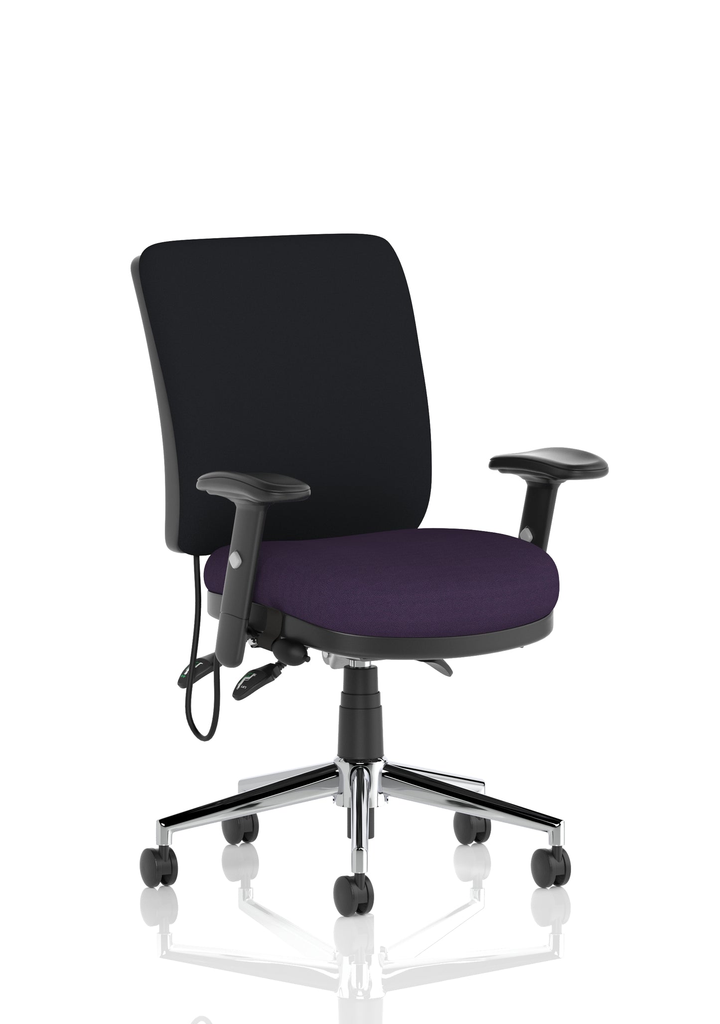 Chiro Medium Back Fabric Task Operator Office Chair - Available in 20 Colour Choices