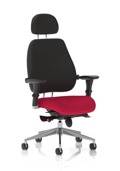 Chiro Plus Ultimate High Back Ergonomic Posture Chair with Arms and Headrest -  - Available in 20 Colour Choices