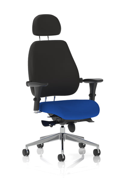 Chiro Plus Ultimate High Back Ergonomic Posture Chair with Arms and Headrest -  - Available in 20 Colour Choices