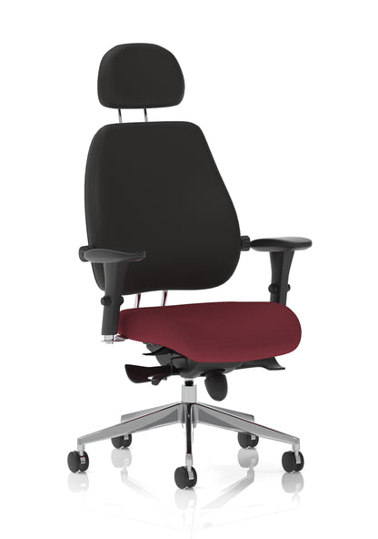 Chiro Plus Ultimate High Back Ergonomic Posture Chair with Arms and Headrest -  - Available in 20 Colour Choices