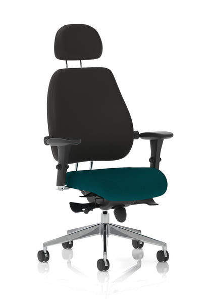 Chiro Plus Ultimate High Back Ergonomic Posture Chair with Arms and Headrest -  - Available in 20 Colour Choices
