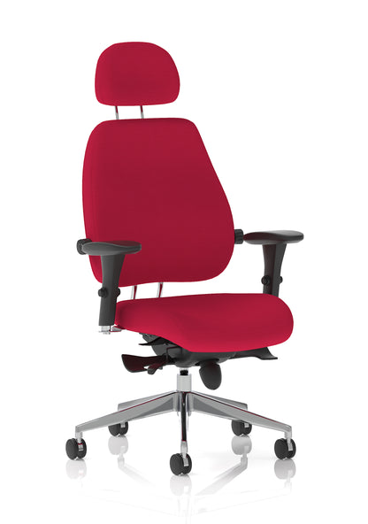 Chiro Plus Ultimate High Back Ergonomic Posture Chair with Arms and Headrest -  - Available in 20 Colour Choices