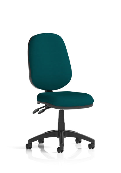 Eclipse Plus II Medium Back Task Operator Office Chair - Optional Arms - Multiple Seat Colour Options