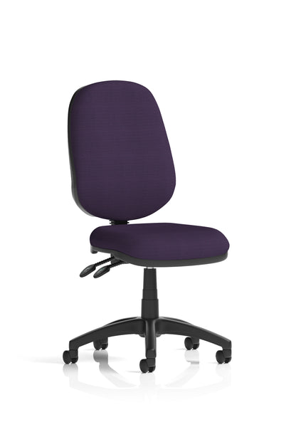 Eclipse Plus II Medium Back Task Operator Office Chair - Optional Arms - Multiple Seat Colour Options