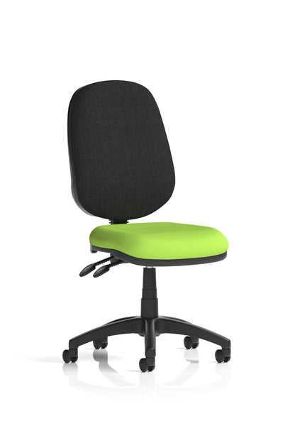 Eclipse Plus II Medium Back Task Operator Office Chair - Optional Arms - Multiple Seat Colour Options