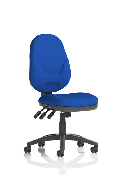 Eclipse Plus XL High Back Fabric Task Operator Office Chair - Multiple Arm Options - Available in 20 Colour Choices