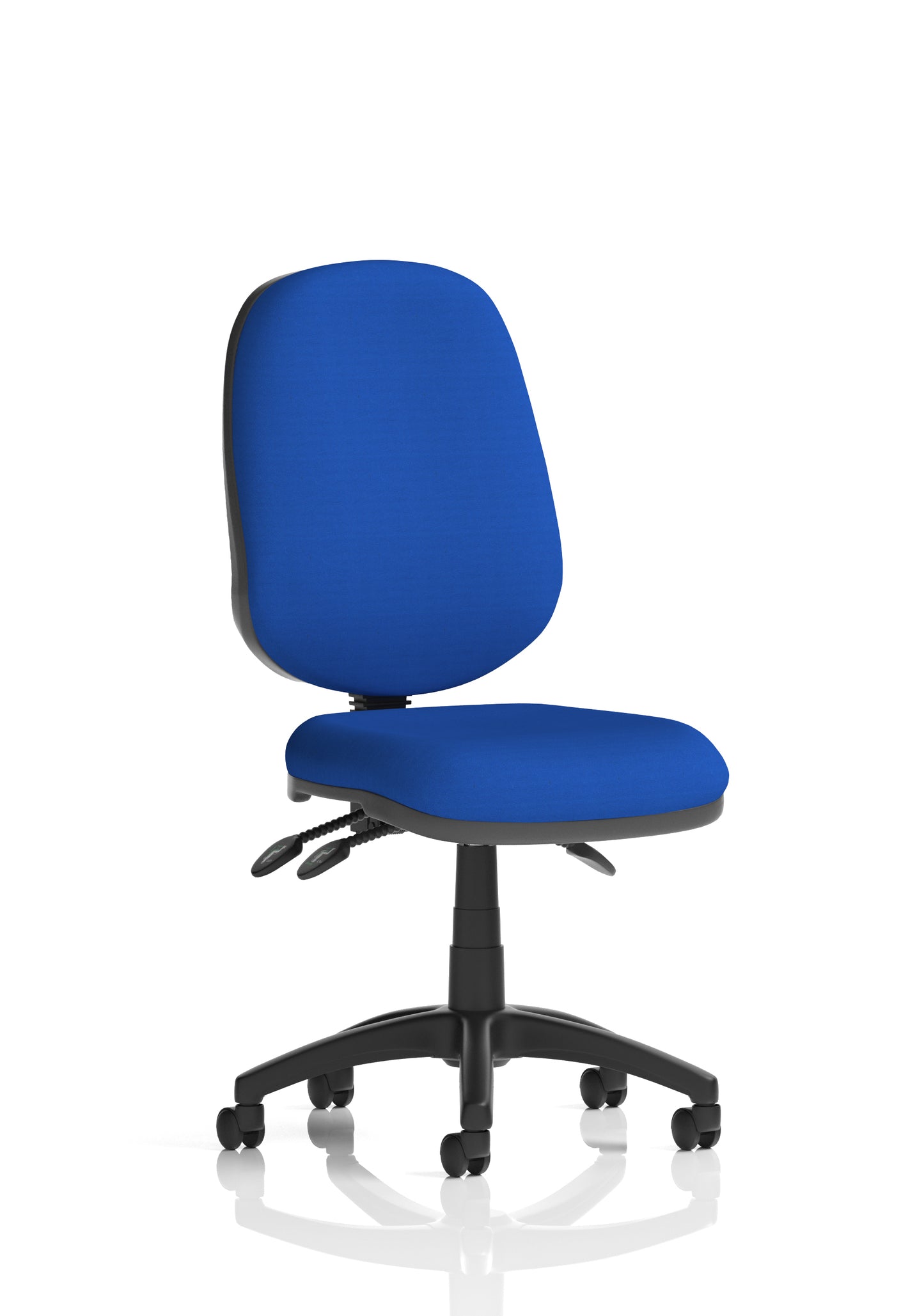 Eclipse Plus III Medium Back Fabric Task Operator Office Chair - Multiple Arm Options - Available in 20 Colour Choices