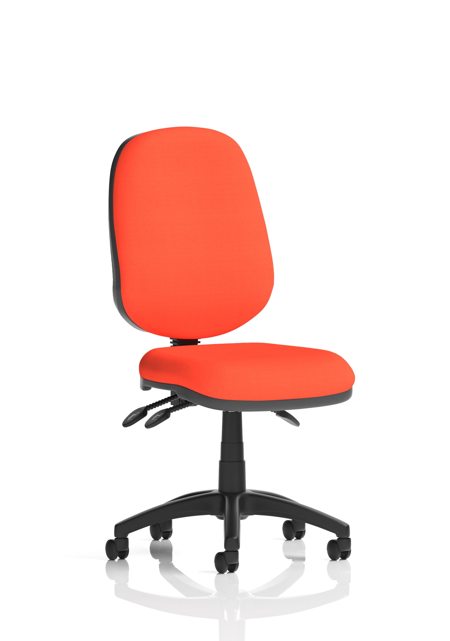 Eclipse Plus III Medium Back Fabric Task Operator Office Chair - Multiple Arm Options - Available in 20 Colour Choices