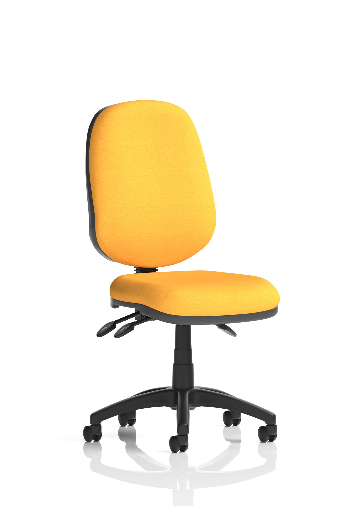 Eclipse Plus III Medium Back Fabric Task Operator Office Chair - Multiple Arm Options - Available in 20 Colour Choices