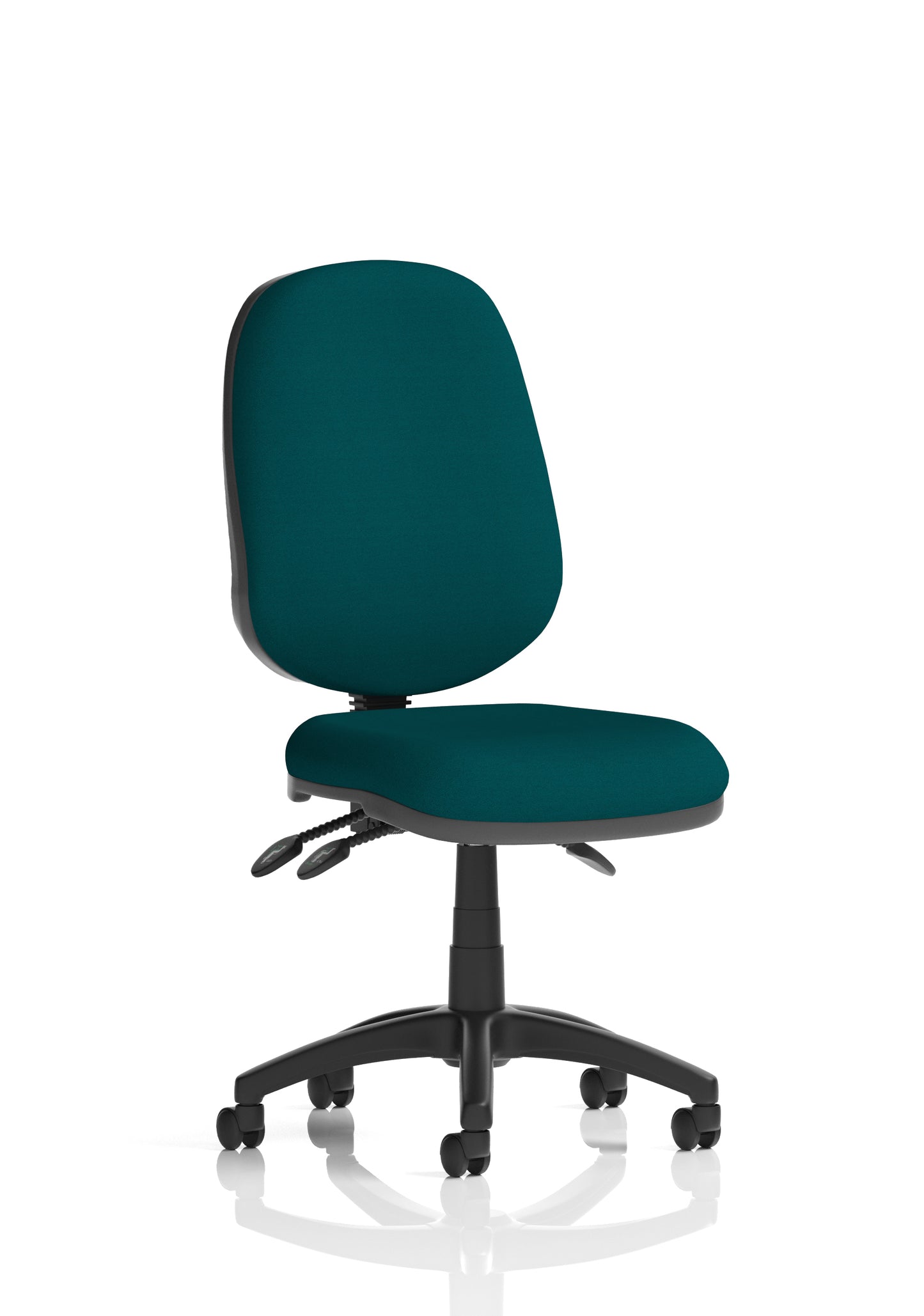 Eclipse Plus III Medium Back Fabric Task Operator Office Chair - Multiple Arm Options - Available in 20 Colour Choices
