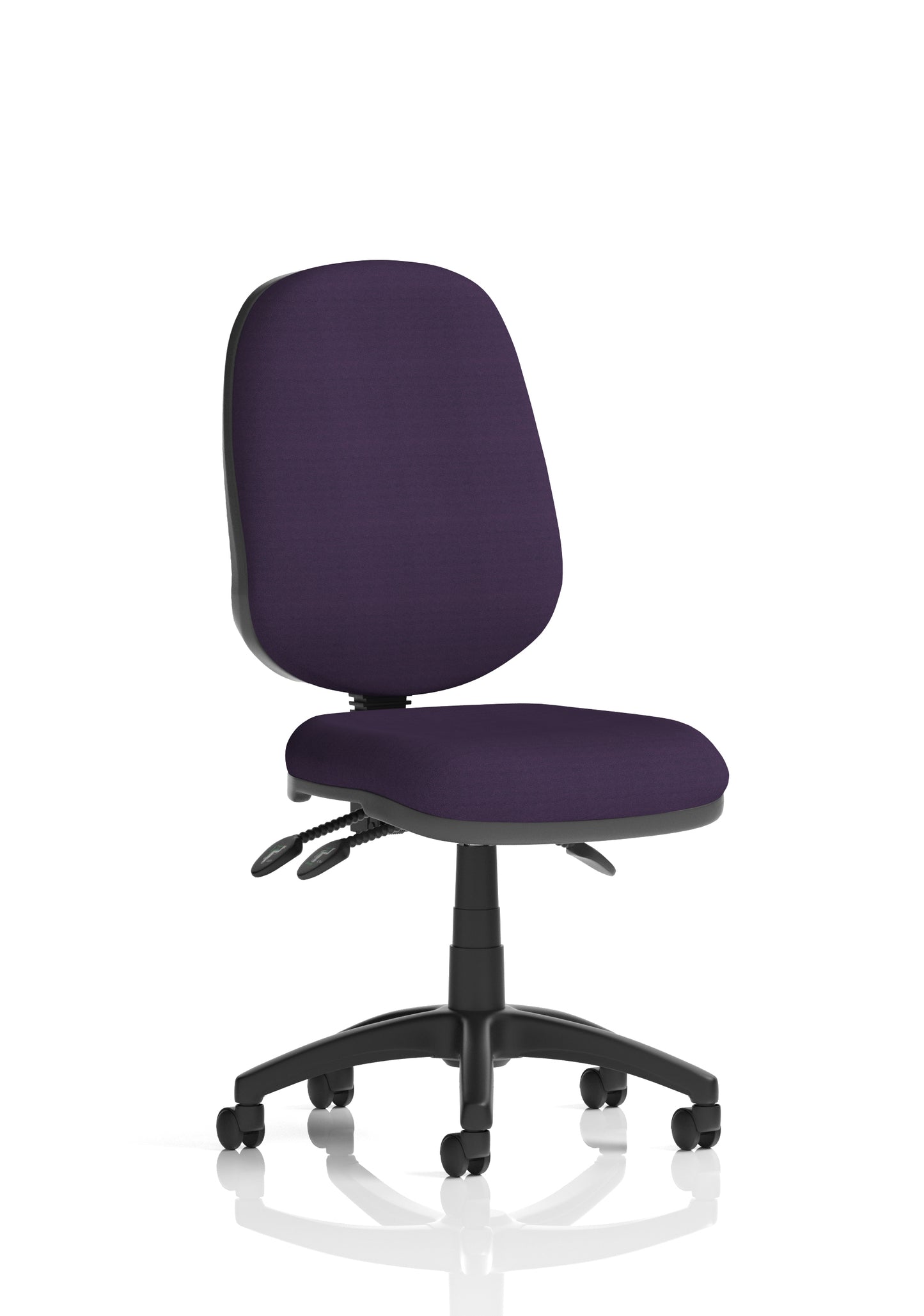 Eclipse Plus III Medium Back Fabric Task Operator Office Chair - Multiple Arm Options - Available in 20 Colour Choices
