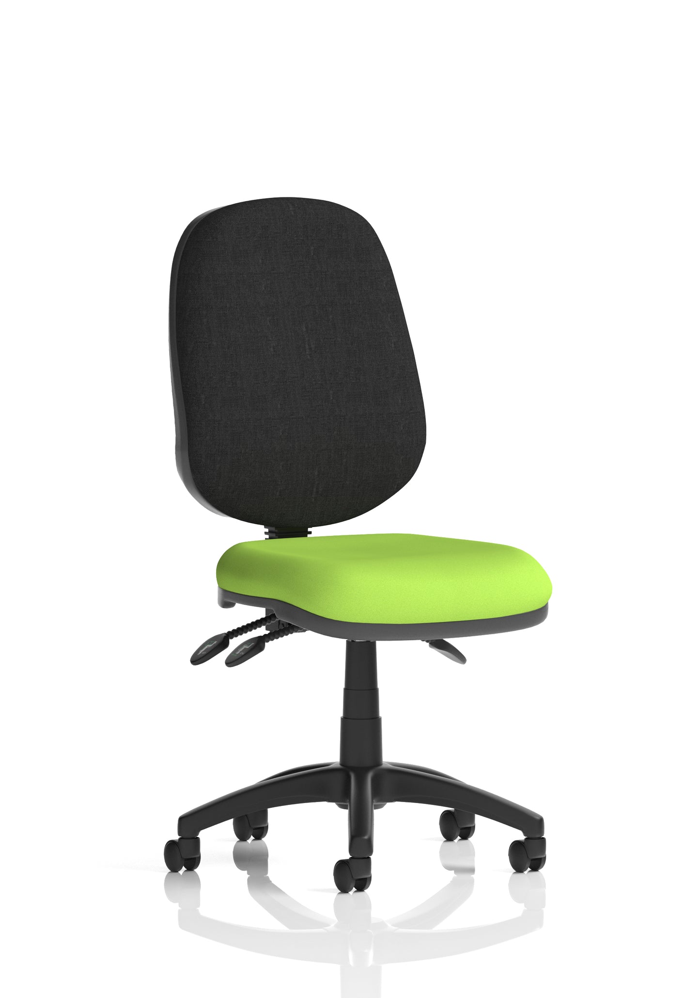 Eclipse Plus III Medium Back Fabric Task Operator Office Chair - Multiple Arm Options - Available in 20 Colour Choices