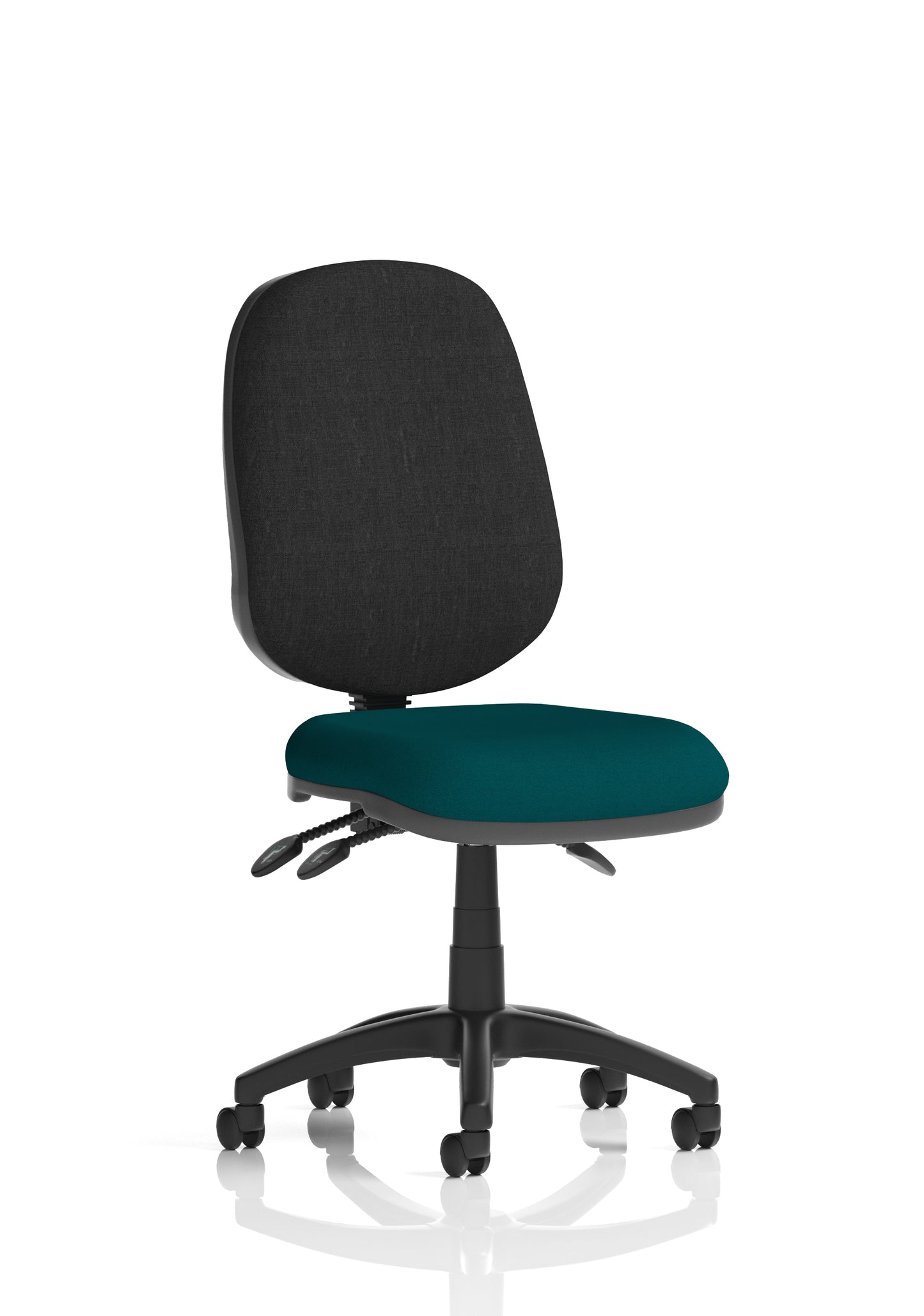 Eclipse Plus III Medium Back Fabric Task Operator Office Chair - Multiple Arm Options - Available in 20 Colour Choices