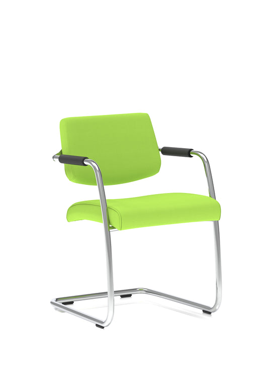 Havanna Medium Back Cantilever Visitor Chair with Arms - Available in 20 Colour Choices