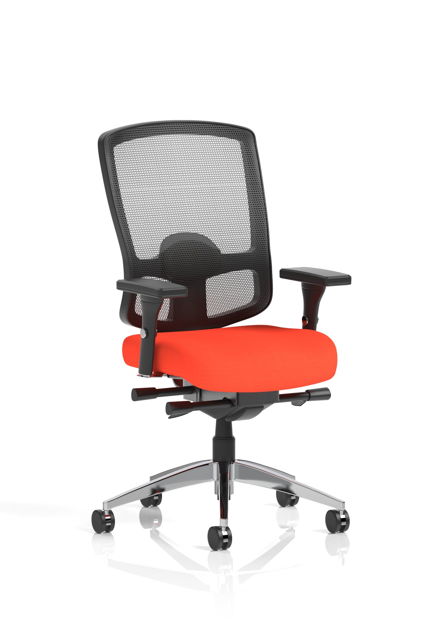 Regent High Mesh Back Ergonomic Task Operator Office Chair with Height Adjustable Arms - Available in 20 Colour Choices