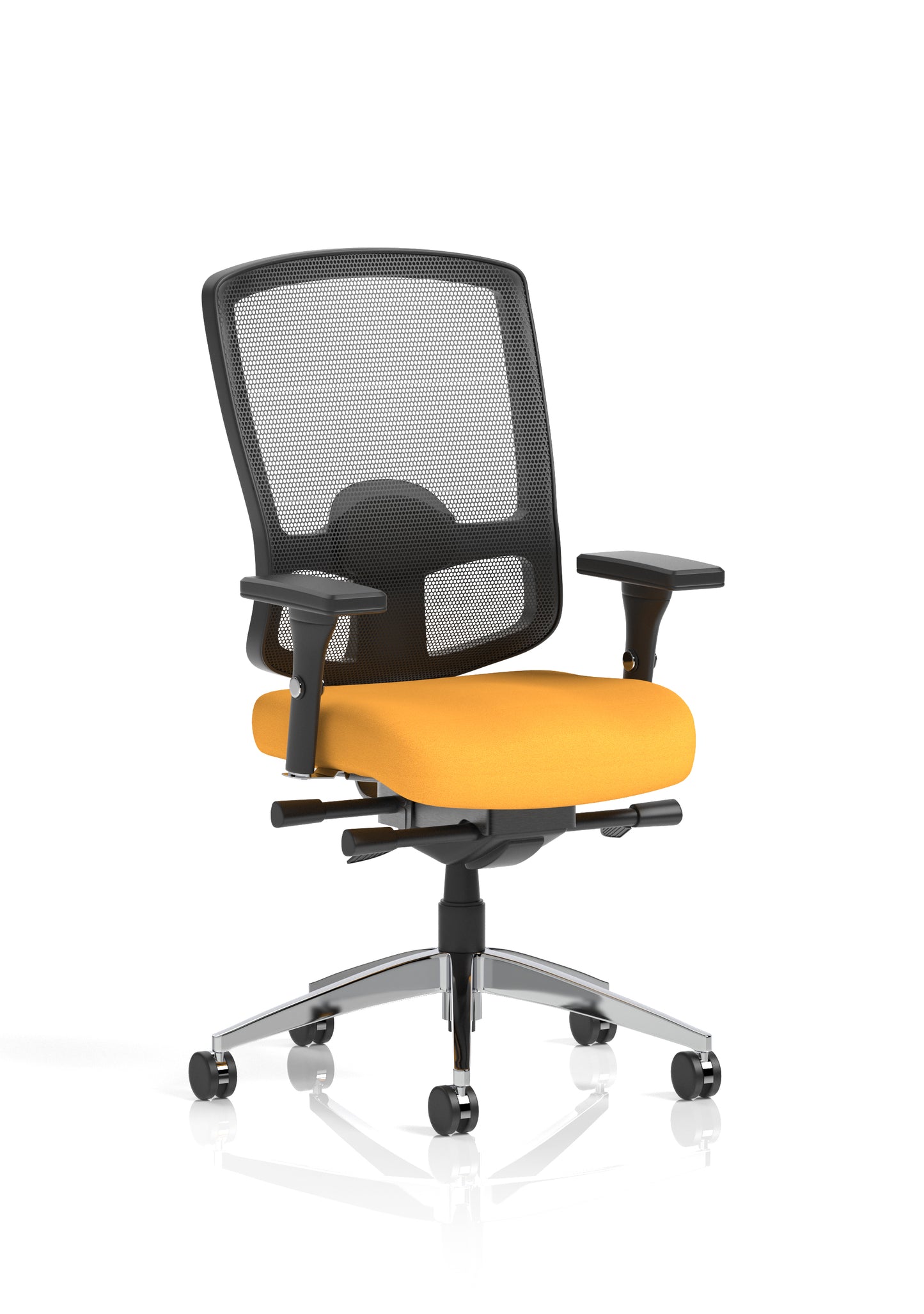 Regent High Mesh Back Ergonomic Task Operator Office Chair with Height Adjustable Arms - Available in 20 Colour Choices