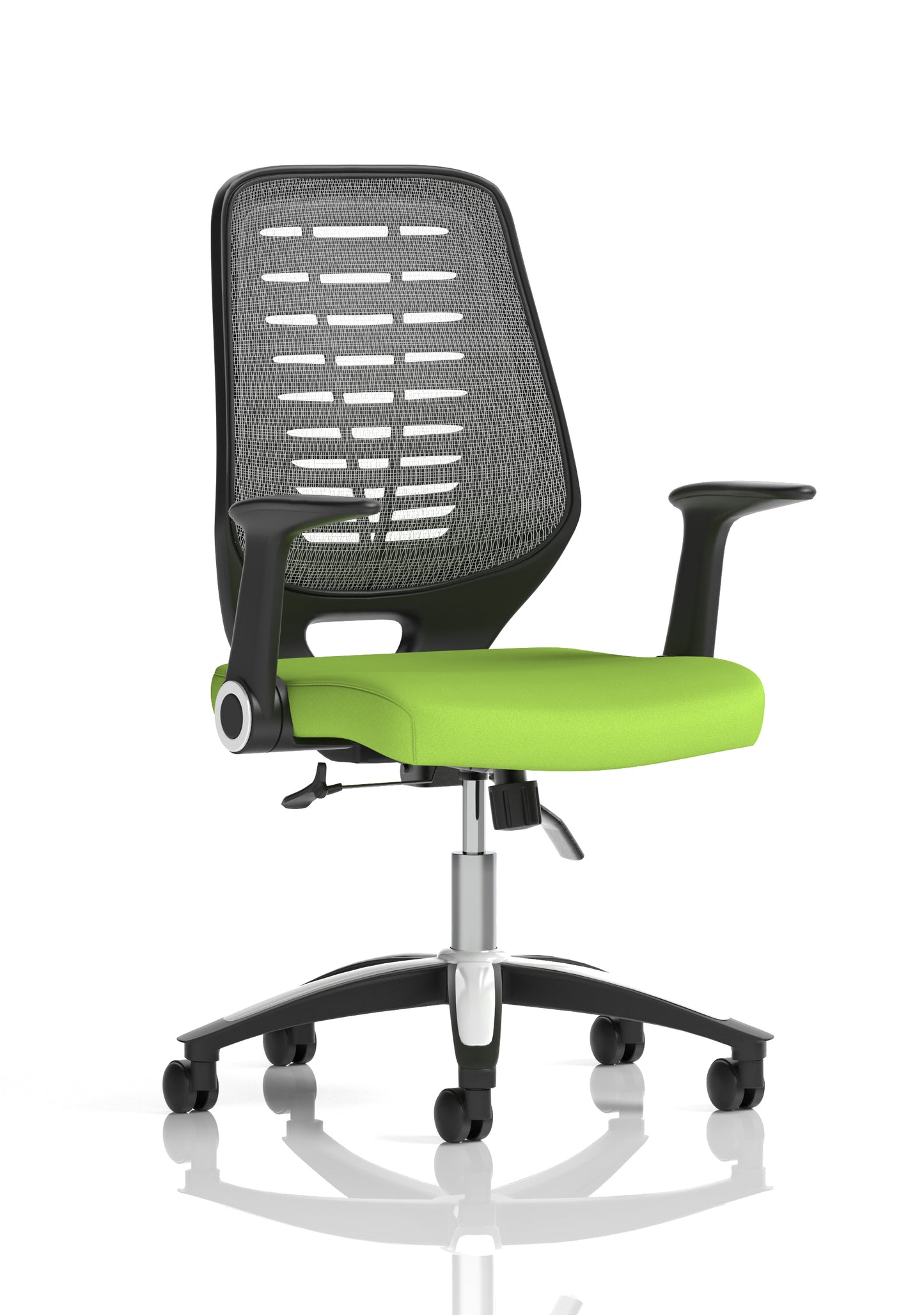 Relay Medium Mesh Back Task Operator Office Chair with Folding or Height Adjustable Arms - Available in 20 Colour Choices