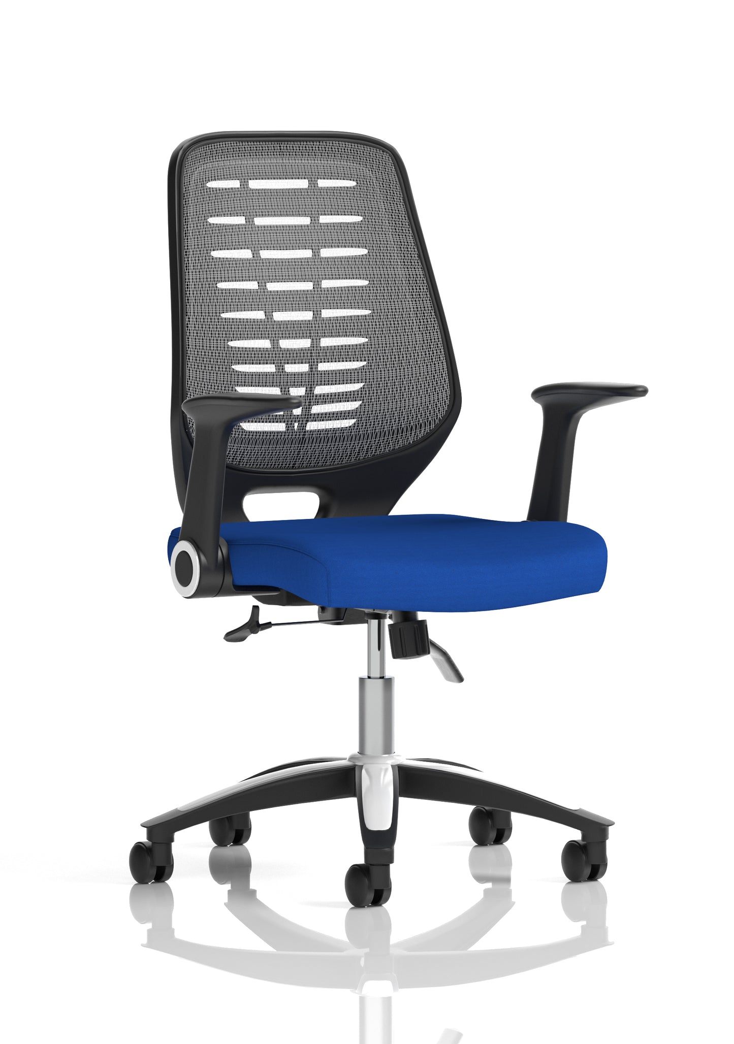 Relay Medium Mesh Back Task Operator Office Chair with Folding or Height Adjustable Arms - Available in 20 Colour Choices