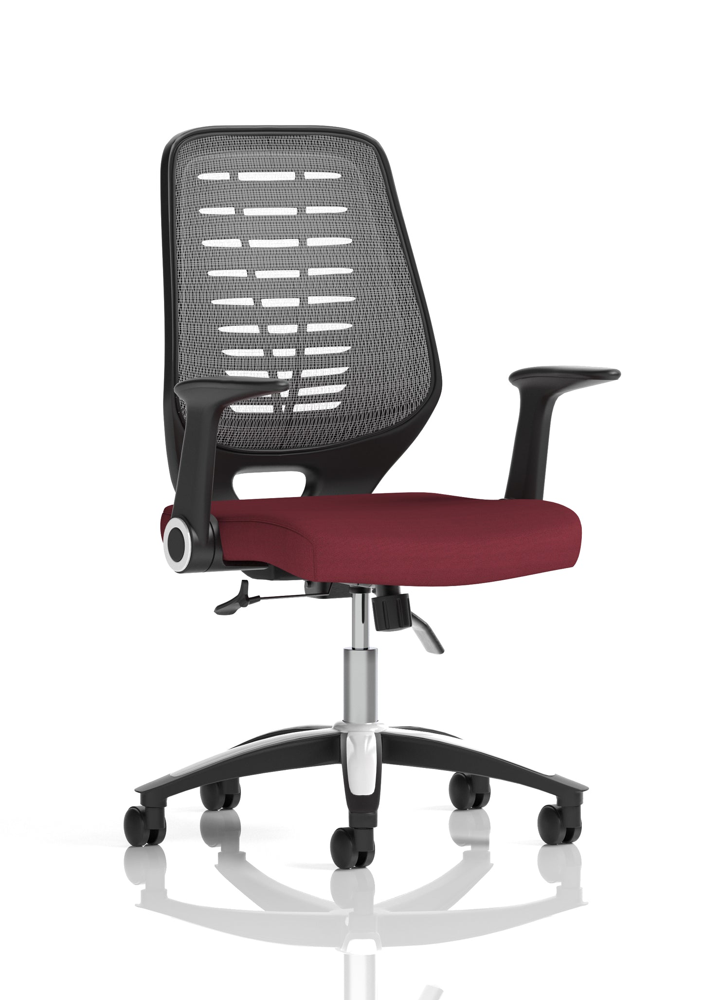 Relay Medium Mesh Back Task Operator Office Chair with Folding or Height Adjustable Arms - Available in 20 Colour Choices
