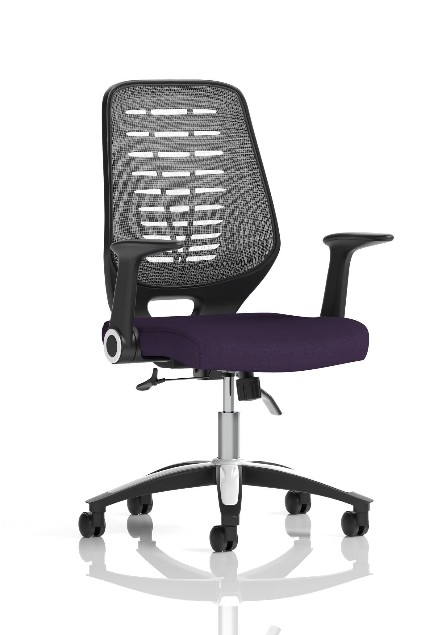 Relay Medium Mesh Back Task Operator Office Chair with Folding or Height Adjustable Arms - Available in 20 Colour Choices