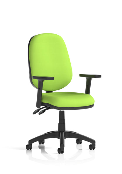 Eclipse Plus II Medium Back Task Operator Office Chair - Optional Arms - Multiple Seat Colour Options