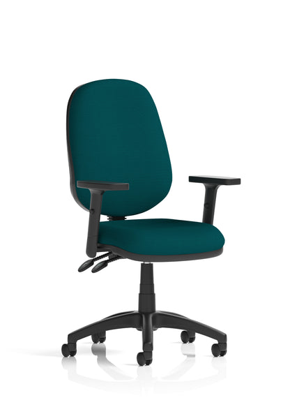 Eclipse Plus II Medium Back Task Operator Office Chair - Optional Arms - Multiple Seat Colour Options