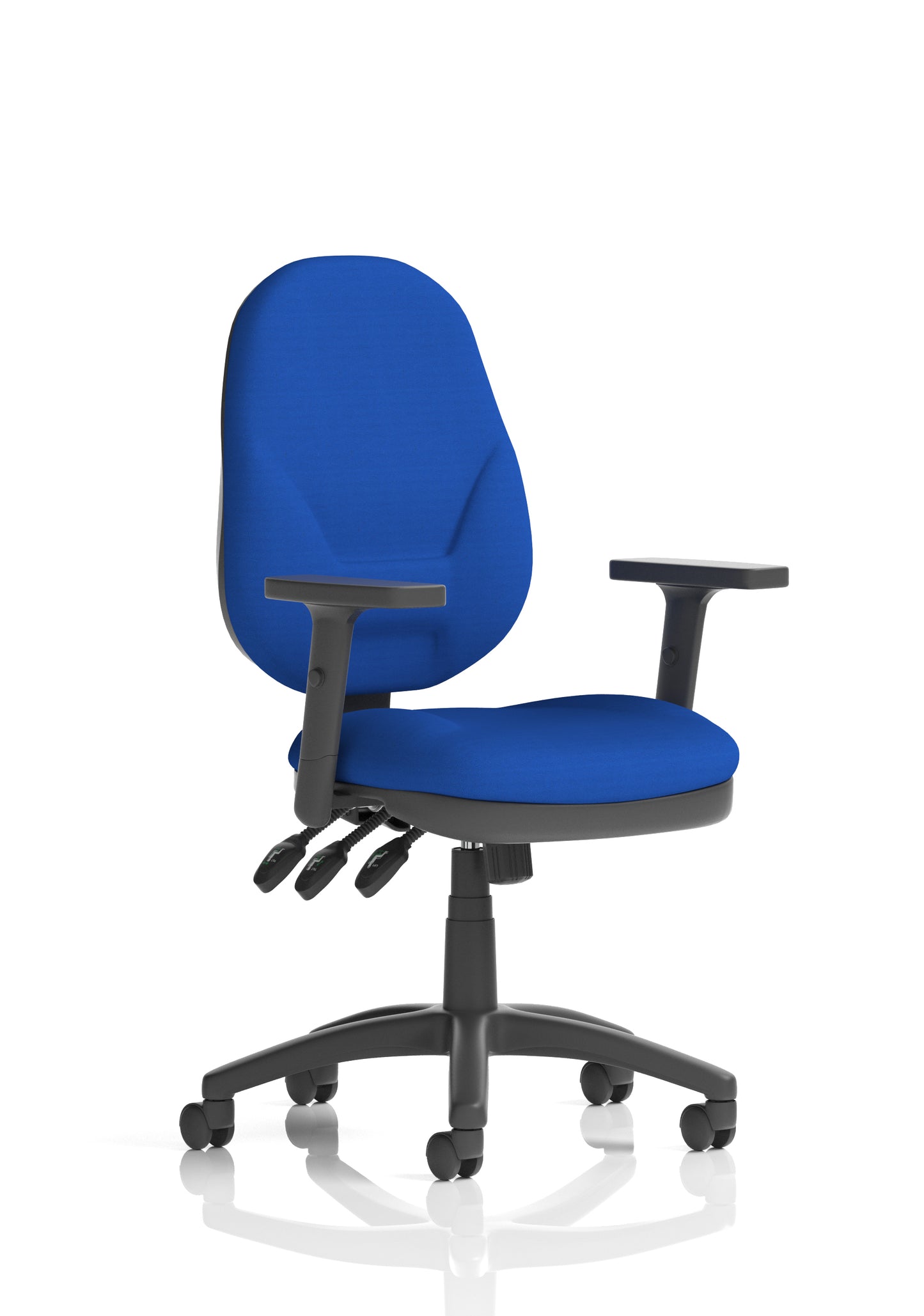 Eclipse Plus XL High Back Fabric Task Operator Office Chair - Multiple Arm Options - Available in 20 Colour Choices