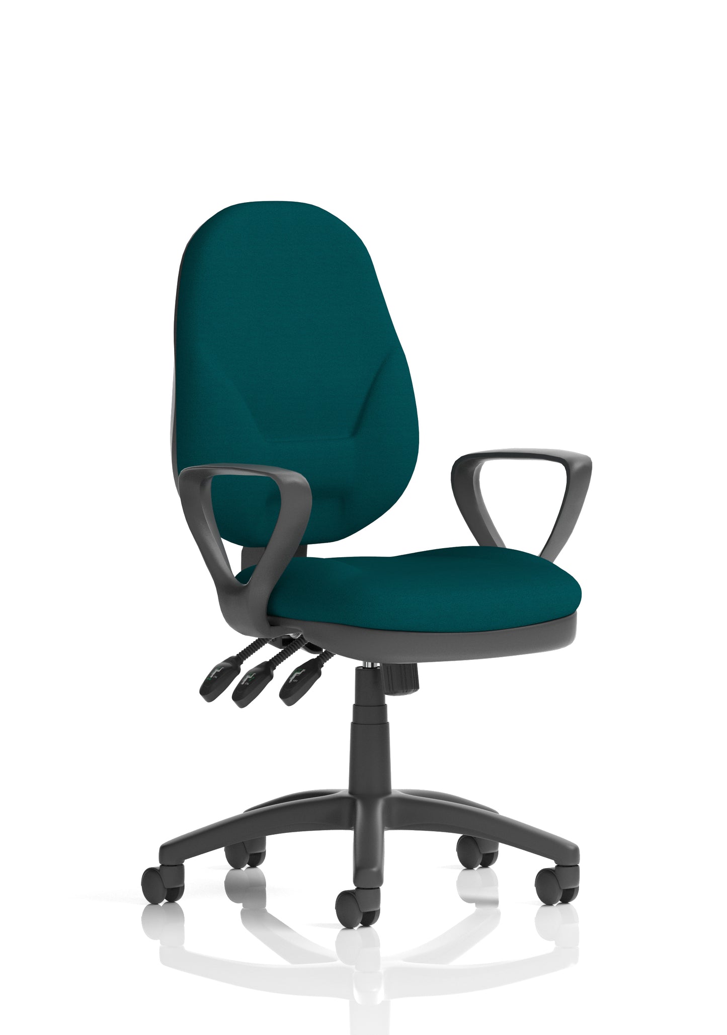 Eclipse Plus XL High Back Fabric Task Operator Office Chair - Multiple Arm Options - Available in 20 Colour Choices