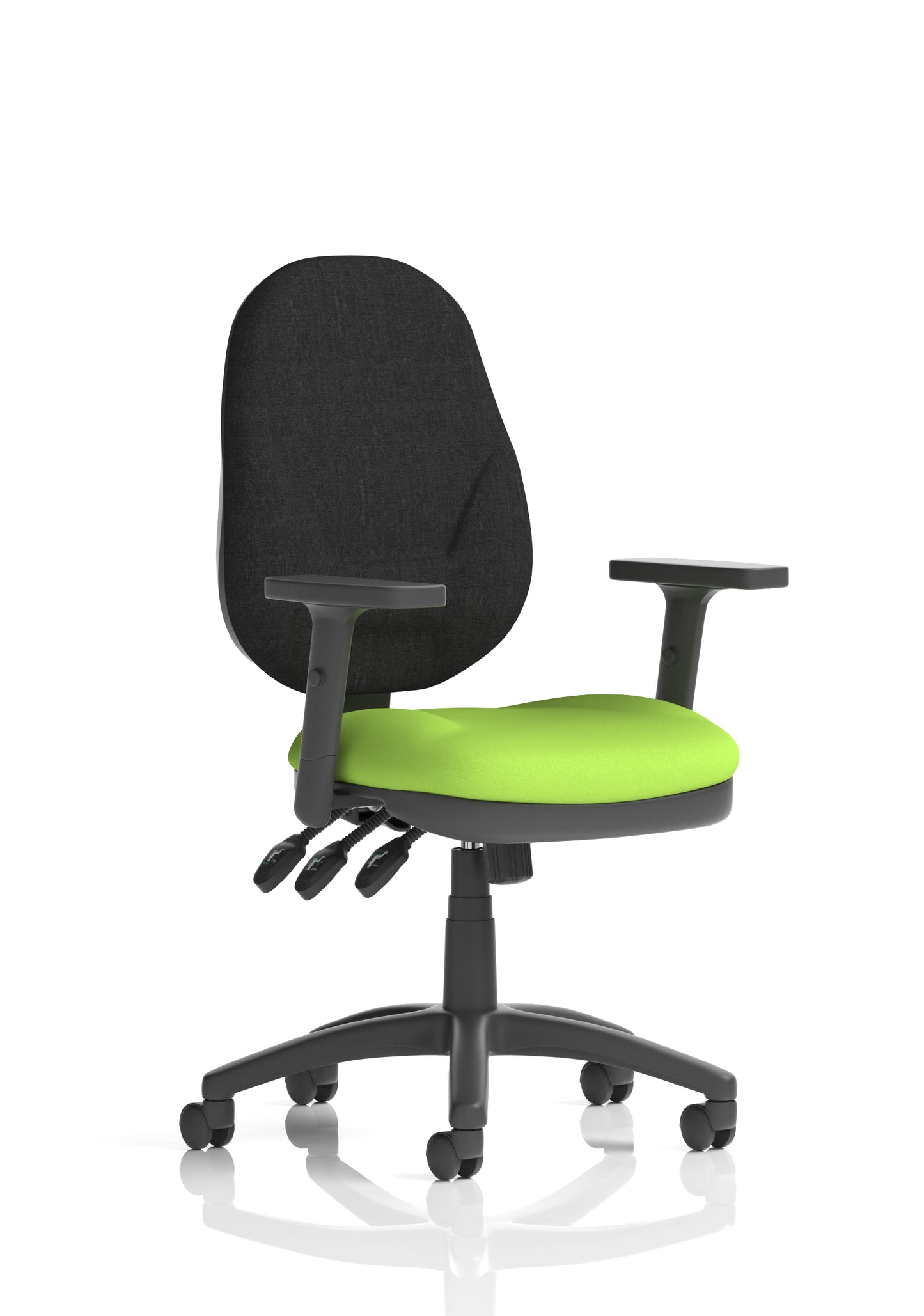 Eclipse Plus XL High Back Fabric Task Operator Office Chair - Multiple Arm Options - Available in 20 Colour Choices