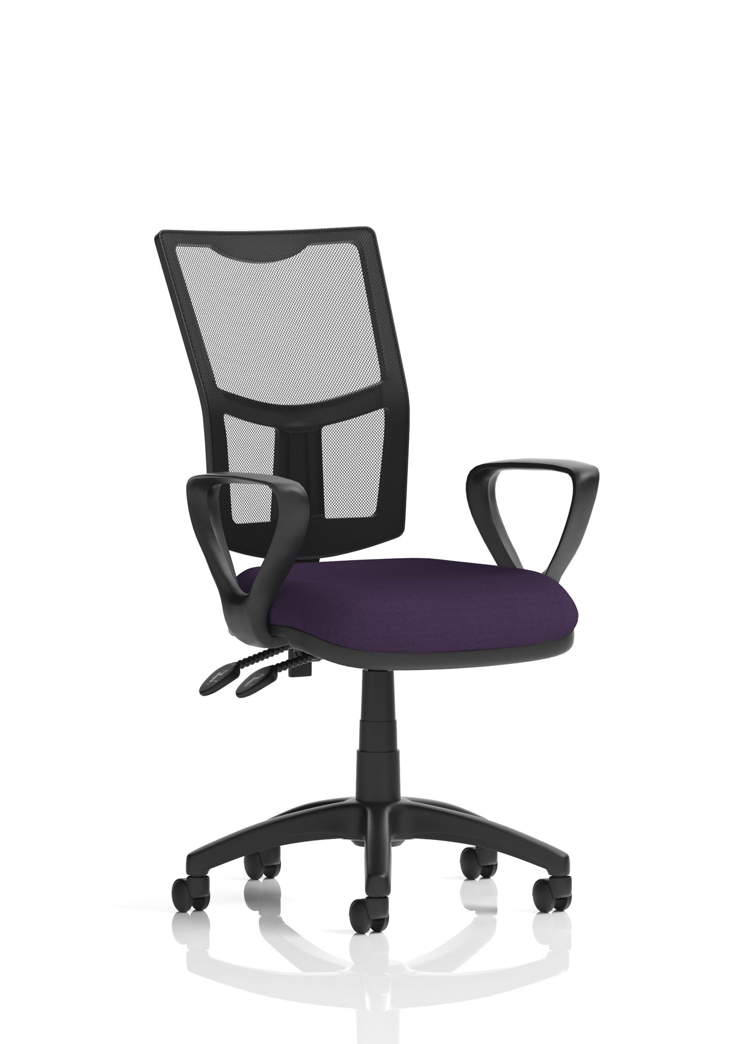 Eclipse Plus II Medium Mesh Back Task Operator Office Chair - Multiple Arm Options - Draughtsman Kit Option - Available in 20 Colour Choices