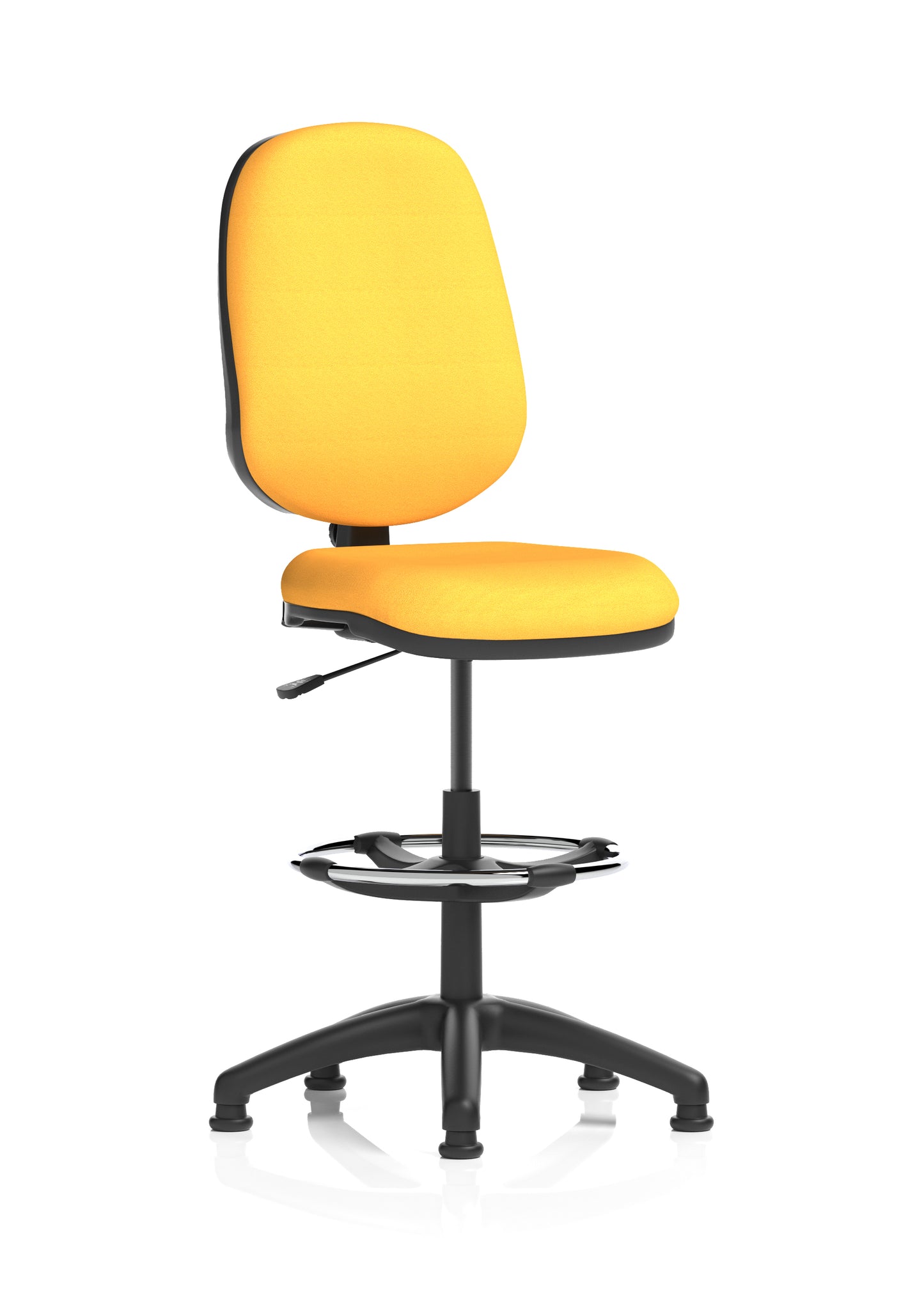 Eclipse Plus I Medium Back Fabric Task Operator with Hi Rise Draughtsman Office Chair