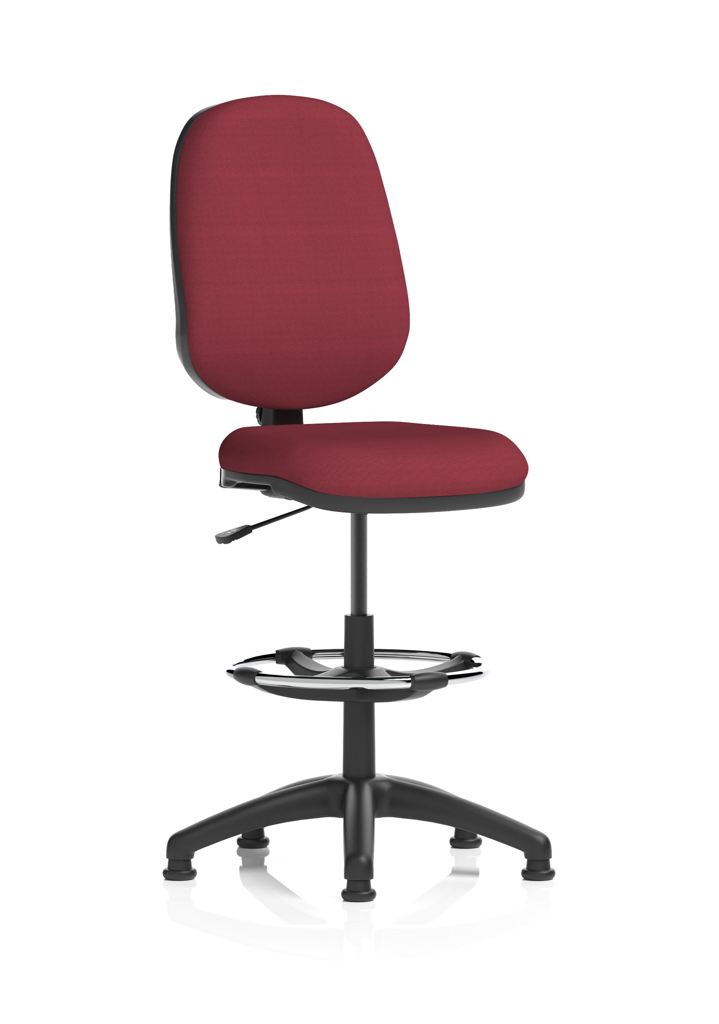 Eclipse Plus I Medium Back Fabric Task Operator with Hi Rise Draughtsman Office Chair