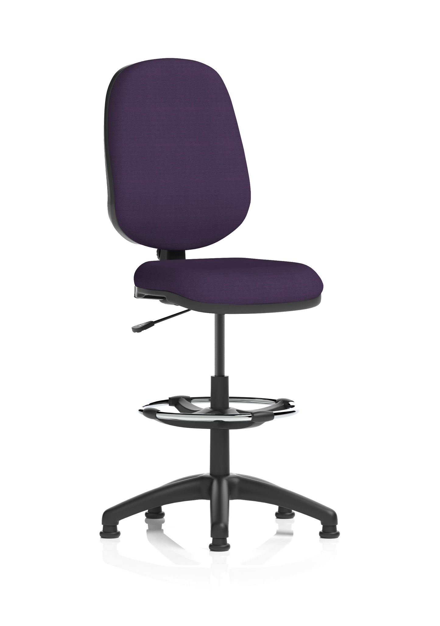 Eclipse Plus I Medium Back Fabric Task Operator with Hi Rise Draughtsman Office Chair