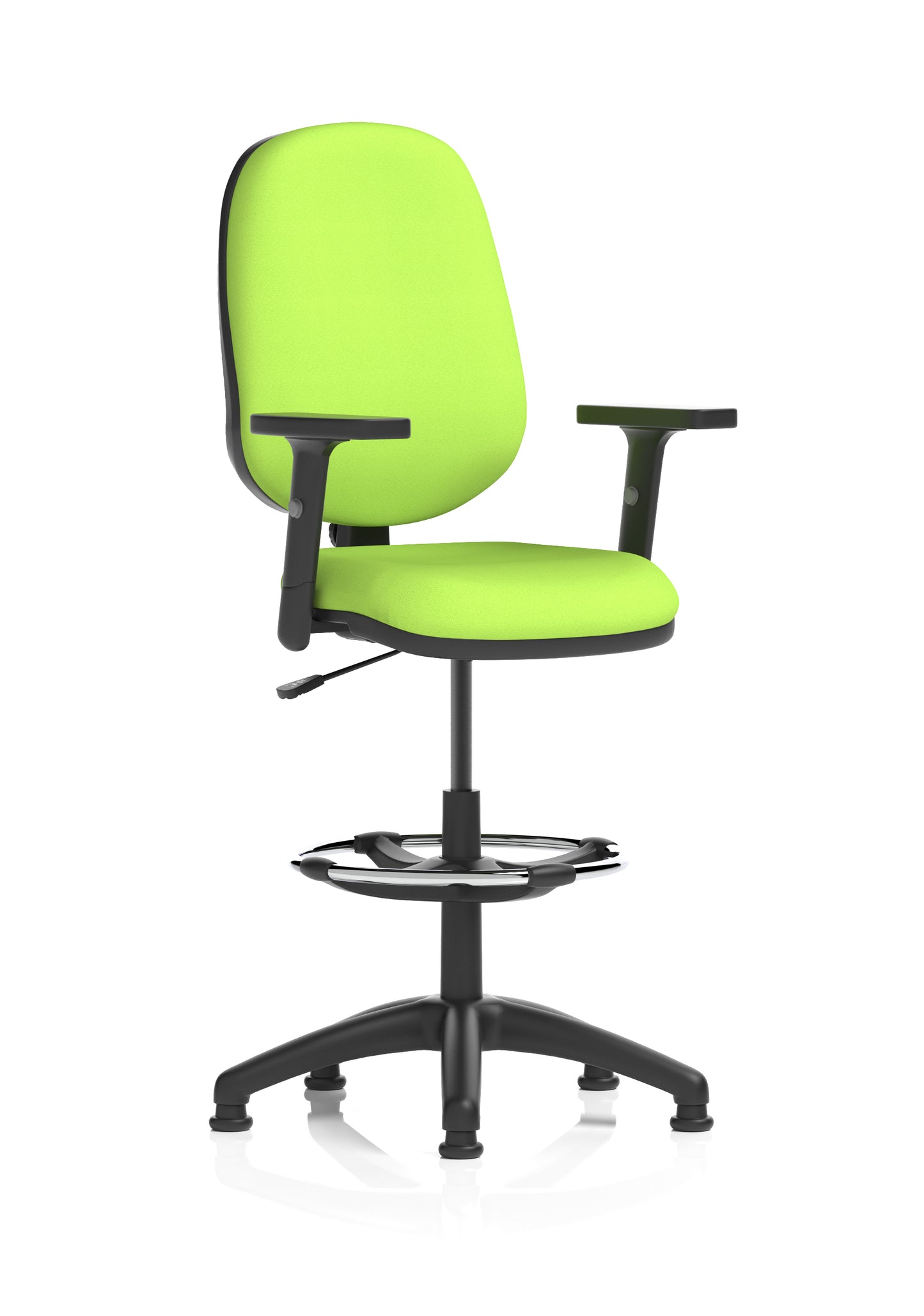 Eclipse Plus I Medium Back Fabric Task Operator with Hi Rise Draughtsman Office Chair