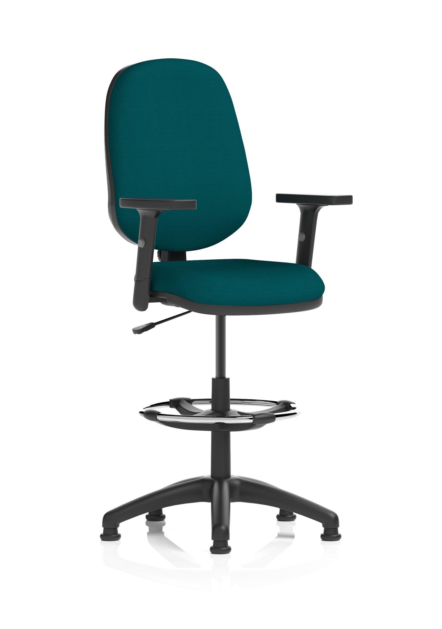 Eclipse Plus I Medium Back Fabric Task Operator with Hi Rise Draughtsman Office Chair