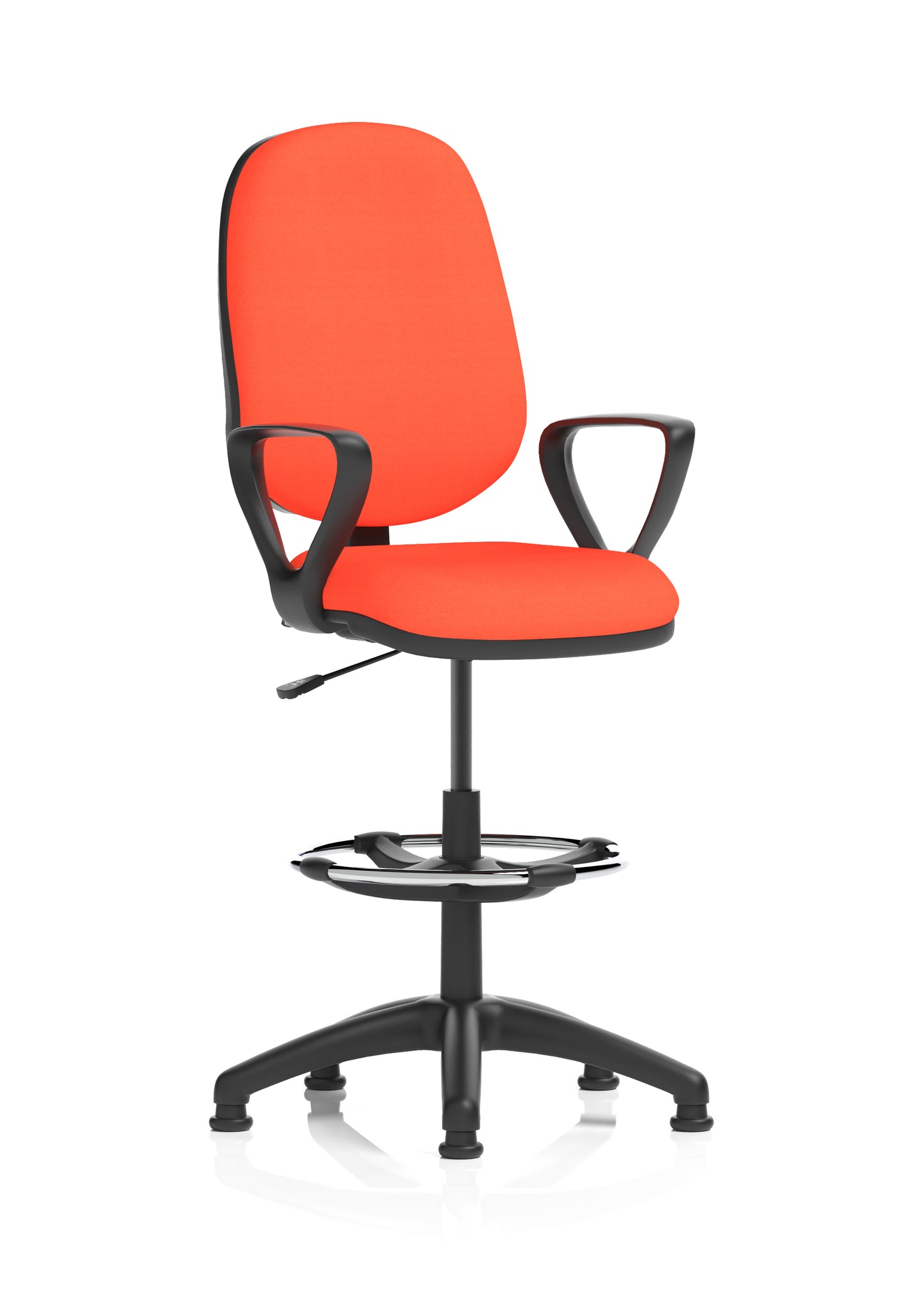 Eclipse Plus I Medium Back Fabric Task Operator with Hi Rise Draughtsman Office Chair